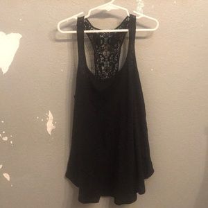 black tank top
